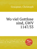 Wo viel Gottlose sind, GWV 1147/33