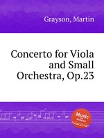 Concerto for Viola and Small Orchestra, Op.23
