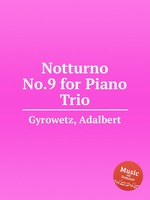 Notturno No.9 for Piano Trio