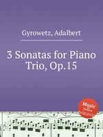 3 Sonatas for Piano Trio, Op.15