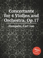 Concertante for 4 Violins and Orchestra, Op.17