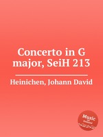 Concerto in G major, SeiH 213