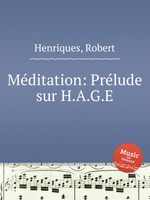 Mditation: Prlude sur H.A.G.E