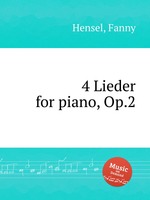 4 Lieder for piano, Op.2