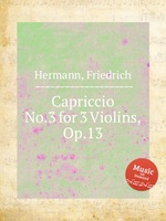 Capriccio No.3 for 3 Violins, Op.13