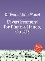 Divertissement for Piano 4 Hands, Op.203