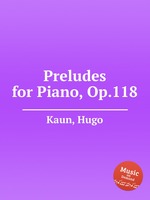 Preludes for Piano, Op.118