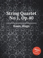 String Quartet No.1, Op.40