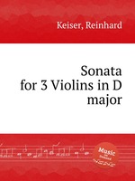 Sonata for 3 Violins in D major