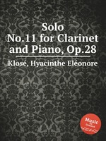 Solo No.11 for Clarinet and Piano, Op.28