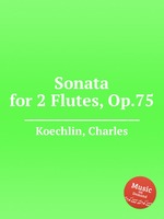 Sonata for 2 Flutes, Op.75