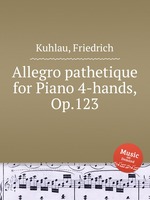 Allegro pathetique for Piano 4-hands, Op.123