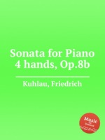 Sonata for Piano 4 hands, Op.8b