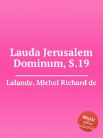 Lauda Jerusalem Dominum, S.19