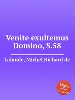 Venite exultemus Domino, S.58