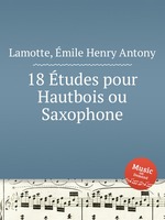 18 tudes pour Hautbois ou Saxophone