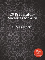 29 Preparatory Vocalises for Alto