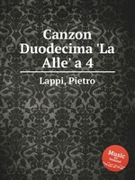 Canzon Duodecima `La Alle` a 4