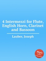 4 Intermezzi for Flute, English Horn, Clarinet and Bassoon