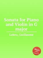 Sonata for Piano and Violin in G major