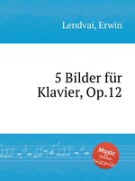 5 Bilder fr Klavier, Op.12