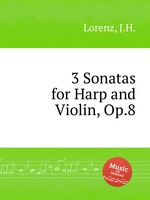 3 Sonatas for Harp and Violin, Op.8