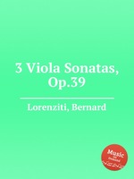 3 Viola Sonatas, Op.39