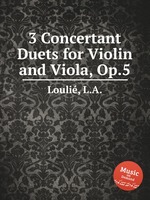 3 Concertant Duets for Violin and Viola, Op.5