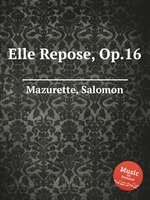 Elle Repose, Op.16