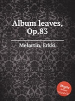 Album leaves, Op.83