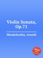 Violin Sonata, Op.71