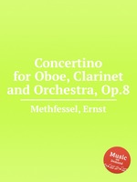 Concertino for Oboe, Clarinet and Orchestra, Op.8