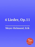 4 Lieder, Op.11