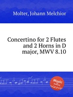 Concertino for 2 Flutes and 2 Horns in D major, MWV 8.10