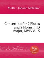 Concertino for 2 Flutes and 2 Horns in D major, MWV 8.15