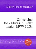 Concertino for 2 Flutes in B-flat major, MWV 10.34