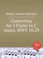 Concertino for 2 Flutes in C major, MWV 10.29