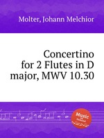 Concertino for 2 Flutes in D major, MWV 10.30