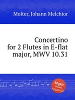 Concertino for 2 Flutes in E-flat major, MWV 10.31
