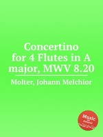 Concertino for 4 Flutes in A major, MWV 8.20