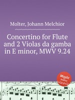 Concertino for Flute and 2 Violas da gamba in E minor, MWV 9.24
