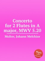 Concerto for 2 Flutes in A major, MWV 5.20