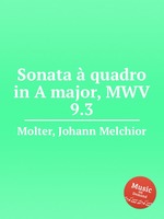 Sonata  quadro in A major, MWV 9.3