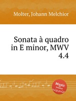 Sonata  quadro in E minor, MWV 4.4