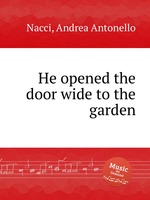 He opened the door wide to the garden