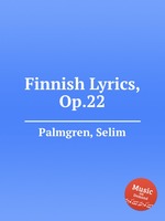 Finnish Lyrics, Op.22