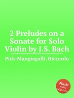 2 Preludes on a Sonate for Solo Violin by J.S. Bach