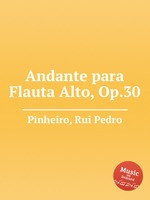 Andante para Flauta Alto, Op.30