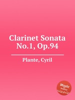 Clarinet Sonata No.1. Op.94