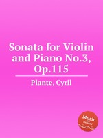 Sonata for Violin and Piano No.3, Op.115